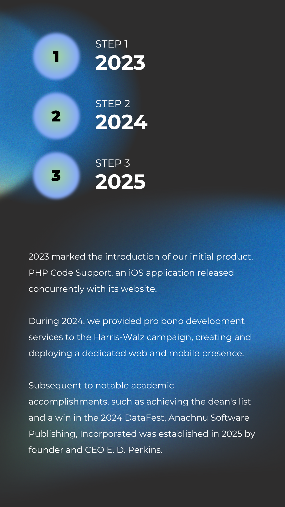 Infographic explaining the birth of the Anachnu brand.